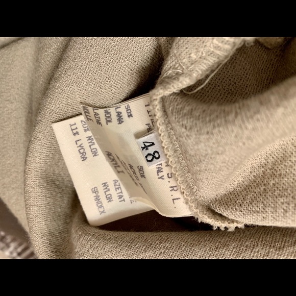 Italian wool/acrylic jacket by Le Maglie - Picture 4 of 4